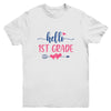 Hello 1st Grade Kids Back to School First Grade Youth Youth Shirt | Teecentury.com