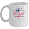 Hello 1st Grade Teacher Kids Back to School First Grade Mug Coffee Mug | Teecentury.com