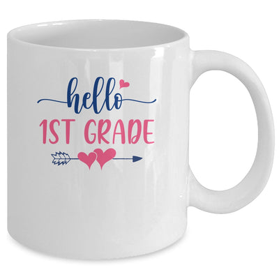 Hello 1st Grade Teacher Kids Back to School First Grade Mug Coffee Mug | Teecentury.com