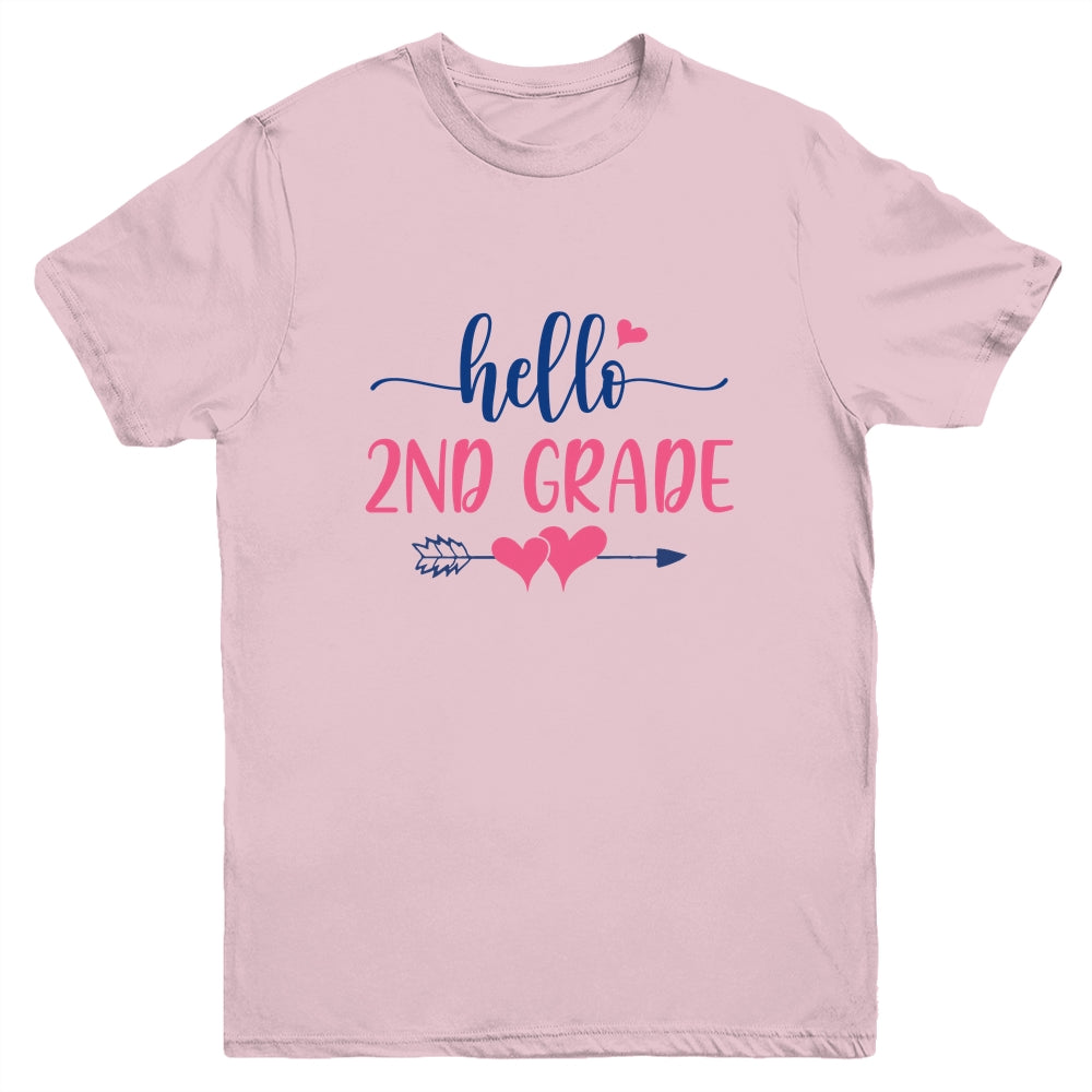 Hello 2nd Grade Kids Back to School Second Grade Youth Youth Shirt | Teecentury.com