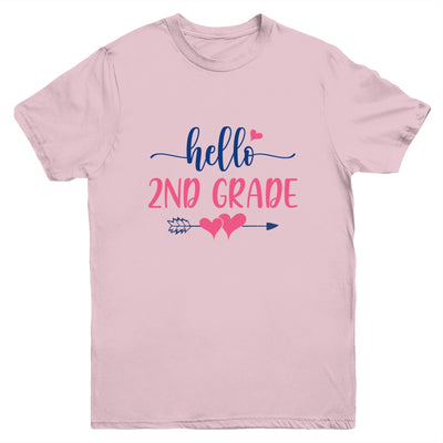 Hello 2nd Grade Kids Back to School Second Grade Youth Youth Shirt | Teecentury.com