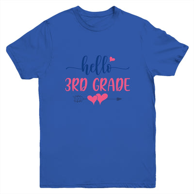 Hello 3rd Grade Kids Back to School Third Grade Youth Youth Shirt | Teecentury.com