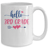 Hello 3rd Grade Teacher Kids Back to School Third Grade Mug Coffee Mug | Teecentury.com