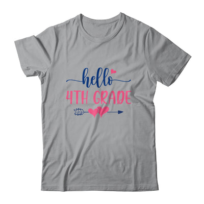 Hello 4th Grade Teacher Kids Back to School Fourth Grade T-Shirt & Hoodie | Teecentury.com