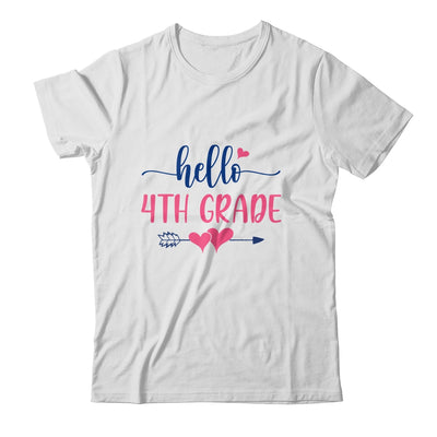 Hello 4th Grade Teacher Kids Back to School Fourth Grade T-Shirt & Hoodie | Teecentury.com