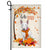 Hello Fall Bull Terrier Dog Flag Maple Leaves Orange Pumpkin Autumn Flag | Teecentury.com