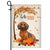 Hello Fall Dachshund Dog Flag Maple Leaves Orange Pumpkin Autumn Flag | Teecentury.com