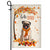 Hello Fall Pug Dog Flag Maple Leaves Orange Pumpkin Autumn Flag | Teecentury.com