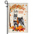 Hello Fall Schnauzer Dog Flag Maple Leaves Orange Pumpkin Autumn Flag | Teecentury.com