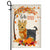 Hello Fall Yorkie Dog Flag Maple Leaves Orange Pumpkin Autumn Flag | Teecentury.com
