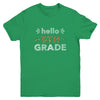 Hello Fifth Grade Back To School 1st Day Leopard Kids Youth Youth Shirt | Teecentury.com