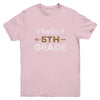 Hello Fifth Grade Back To School 1st Day Leopard Kids Youth Youth Shirt | Teecentury.com