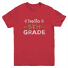 Hello Fifth Grade Back To School 1st Day Leopard Kids Youth Youth Shirt | Teecentury.com