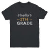 Hello First Grade Back To School 1st Day Leopard Kids Youth Youth Shirt | Teecentury.com