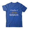 Hello Fourth Grade Back To School 1st Day Leopard Teachers T-Shirt & Hoodie | Teecentury.com