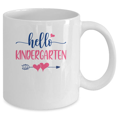 Hello Kindergarten Teacher Kids Back to School Mug Coffee Mug | Teecentury.com