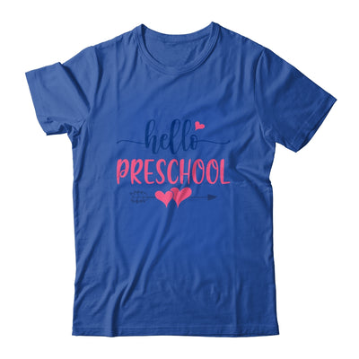 Hello Preschool Grade Teacher Kids Back to School T-Shirt & Hoodie | Teecentury.com