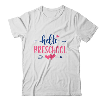 Hello Preschool Grade Teacher Kids Back to School T-Shirt & Hoodie | Teecentury.com