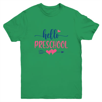 Hello Preschool Kids Back to School Youth Youth Shirt | Teecentury.com