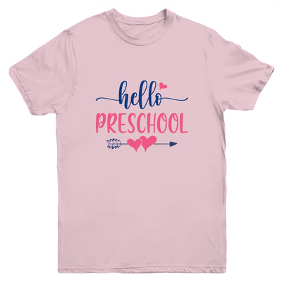 Hello Preschool Kids Back to School Youth Youth Shirt | Teecentury.com