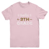 Hello Third Grade Back To School 1st Day Leopard Kids Youth Youth Shirt | Teecentury.com