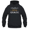 Hello Third Grade Back To School 1st Day Leopard Teachers T-Shirt & Hoodie | Teecentury.com