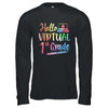Hello Virtual 1st Grade Teacher Gift Back To School 2022 T-Shirt & Hoodie | Teecentury.com