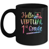 Hello Virtual 1st Grade Teacher Gift Back To School 2022 Mug Coffee Mug | Teecentury.com