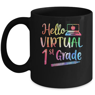 Hello Virtual 1st Grade Teacher Gift Back To School 2022 Mug Coffee Mug | Teecentury.com