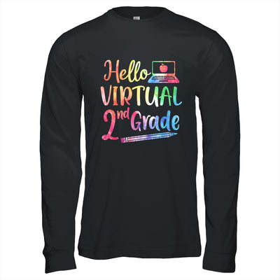 Hello Virtual 2nd Grade Teacher Gift Back To School 2022 T-Shirt & Hoodie | Teecentury.com