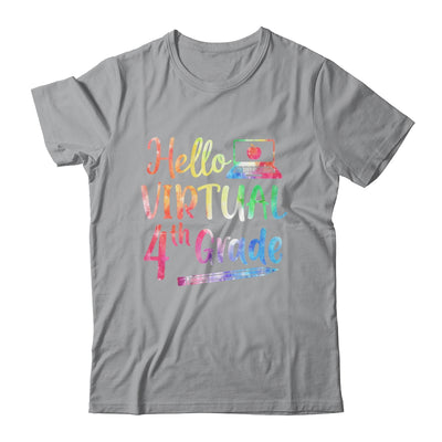 Hello Virtual 4th Grade Teacher Gift Back To School 2022 T-Shirt & Hoodie | Teecentury.com