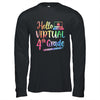 Hello Virtual 4th Grade Teacher Gift Back To School 2022 T-Shirt & Hoodie | Teecentury.com