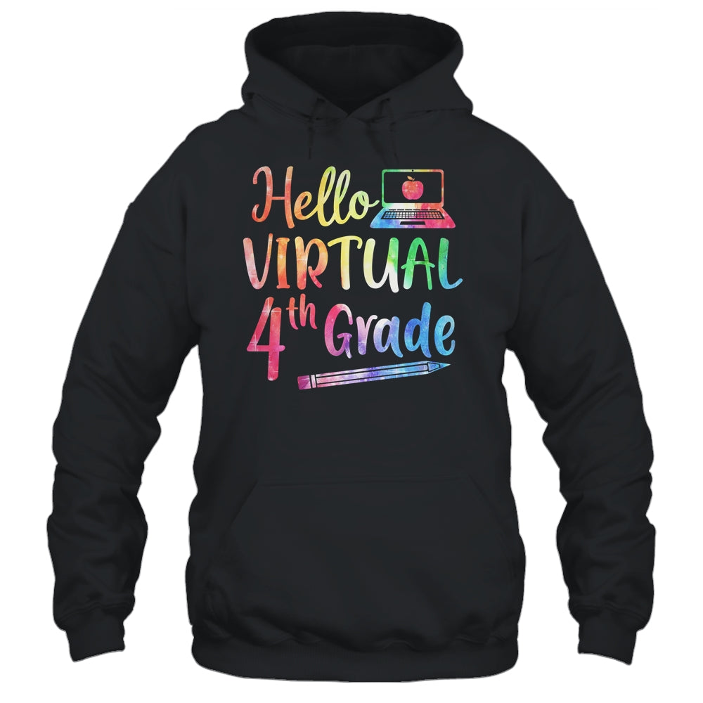 Hello Virtual 4th Grade Teacher Gift Back To School 2022 T-Shirt & Hoodie | Teecentury.com