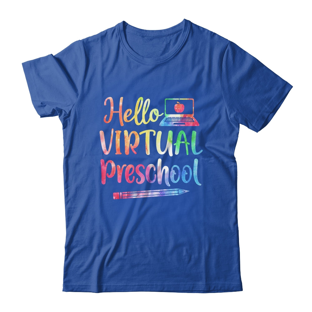 Hello Virtual Preschool Teacher Gift Back To School 2022 T-Shirt & Hoodie | Teecentury.com