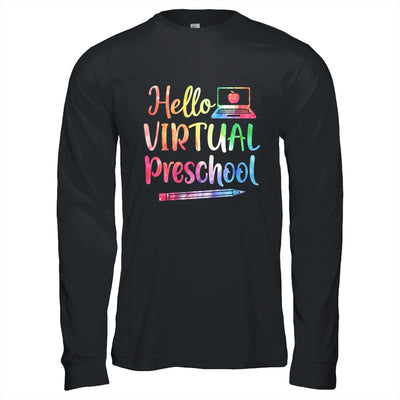 Hello Virtual Preschool Teacher Gift Back To School 2022 T-Shirt & Hoodie | Teecentury.com
