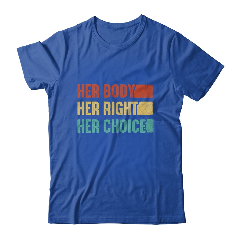 Her Body Her Right Her Choice Womens Rights Pro Choice Shirt & Tank Top | teecentury