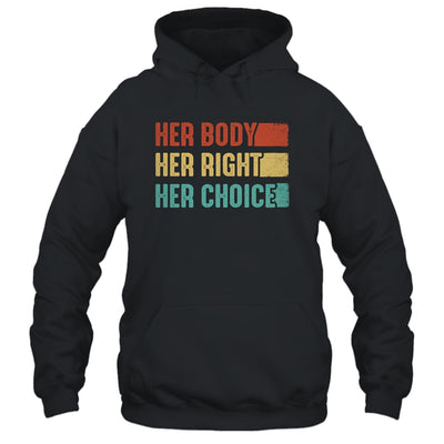 Her Body Her Right Her Choice Womens Rights Pro Choice Shirt & Tank Top | teecentury