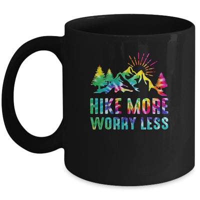 Hike More Worry Less Love Hiking Hiker Camping Mug | teecentury