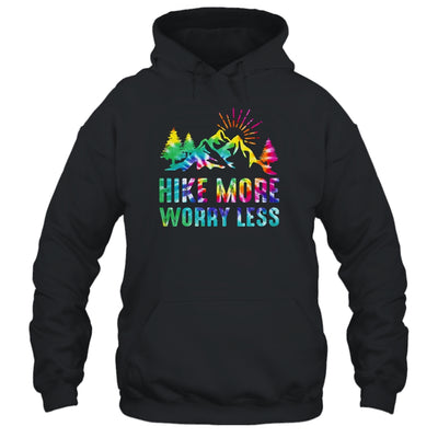 Hike More Worry Less Love Hiking Hiker Camping Shirt & Tank Top | teecentury