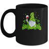 Hippie Gnome Drinking Wine With Shamrock St Patrick's Day Mug Coffee Mug | Teecentury.com