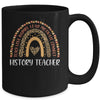 History Teacher Leopard Rainbow Mug Coffee Mug | Teecentury.com