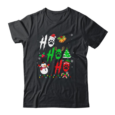 Ho Ho Ho Paw Christmas Funny Dog Lover For Men Women Shirt & Sweatshirt | teecentury