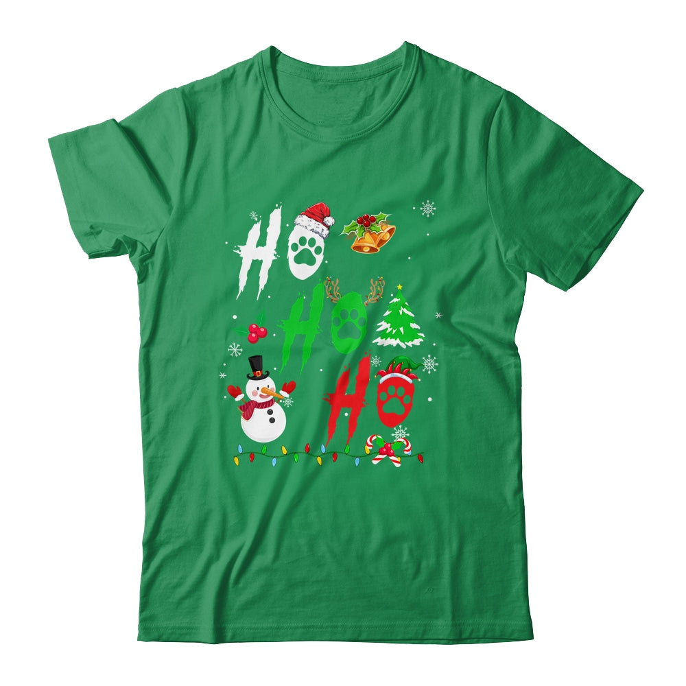 Ho Ho Ho Paw Christmas Funny Dog Lover For Men Women Shirt & Sweatshirt | teecentury