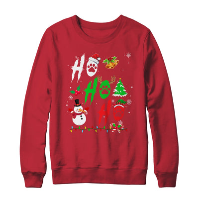 Ho Ho Ho Paw Christmas Funny Dog Lover For Men Women Shirt & Sweatshirt | teecentury