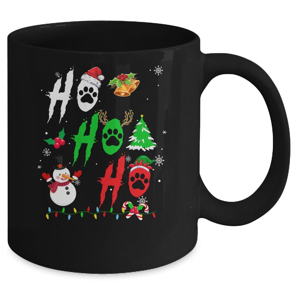 Ho Ho Ho Paw Christmas Funny Dog Lover For Men Women Mug | teecentury