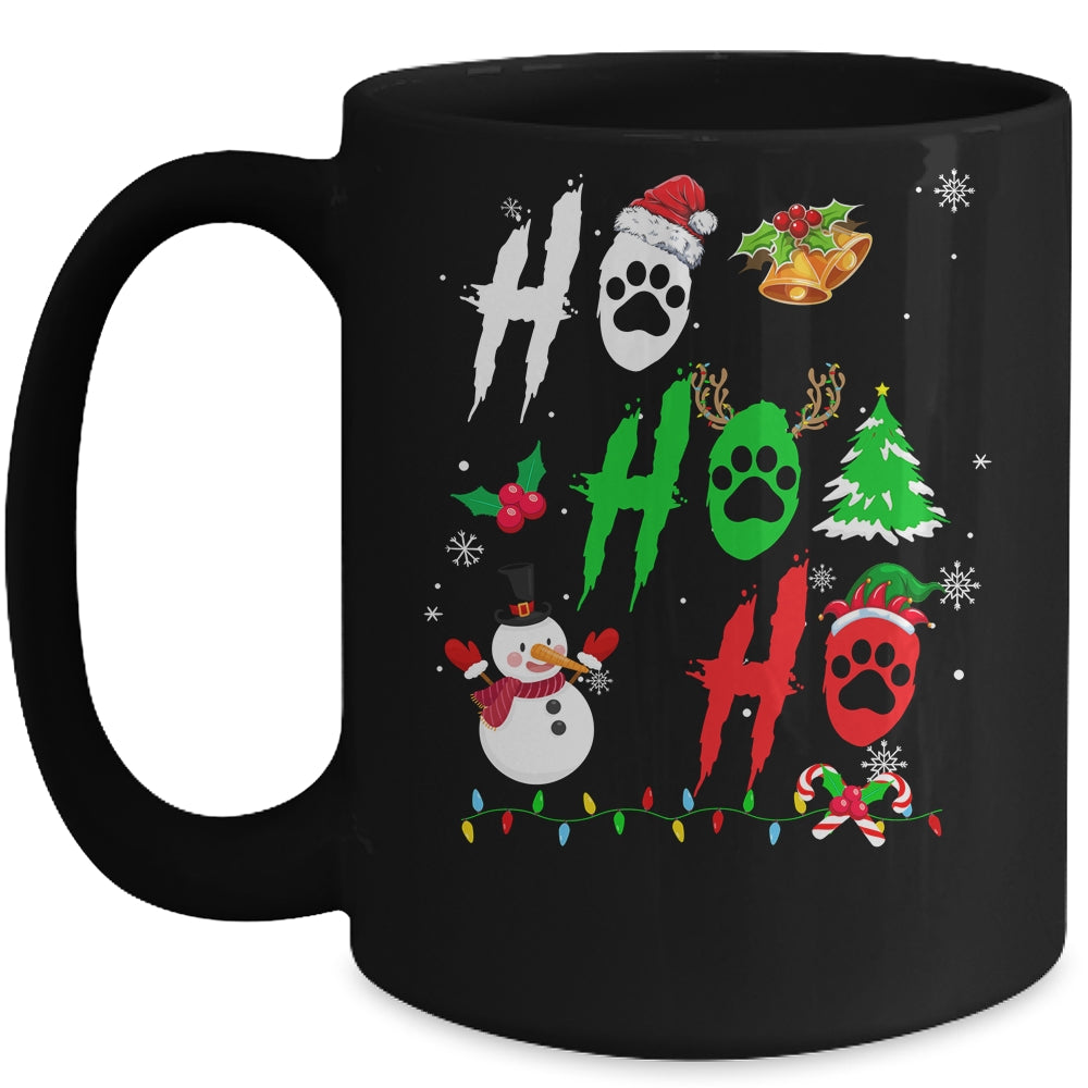 Ho Ho Ho Paw Christmas Funny Dog Lover For Men Women Mug | teecentury