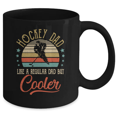 Hockey Dad Like A Regular Dad Cooler Vintage Fathers Day Mug Coffee Mug | Teecentury.com