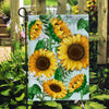 Home Sunflowers Flag Summer Fall House Welcome Autumn Vintage Flower Farmhouse Seasonal Flag | Teecentury.com