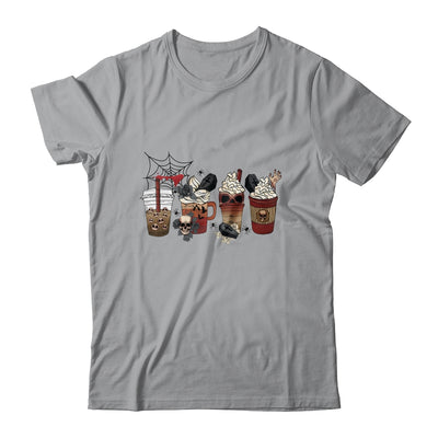 Horror Fall Coffee Pumpkin Spice Latte Iced Halloween Shirt & Hoodie | teecentury