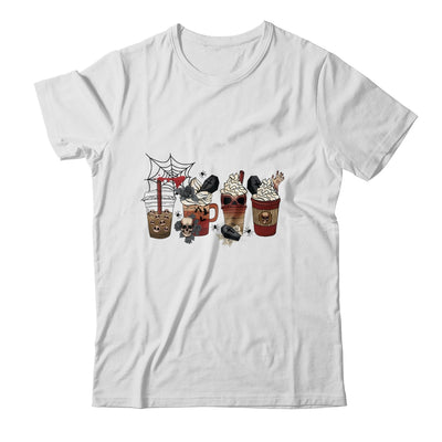 Horror Fall Coffee Pumpkin Spice Latte Iced Halloween Shirt & Hoodie | teecentury